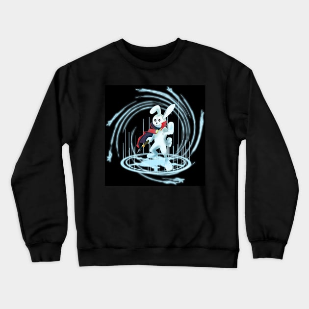 CAPTAIN RABBITFORD Crewneck Sweatshirt by droidmonkey